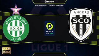 ST Etienne vs Angers SCO - Ligue 1 2020/21 - 11/12/2020 | Fifa 21 |