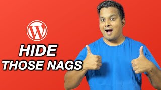 How to Remove WordPress Admin Notices and Nag Screens (YOU NEED THIS!)