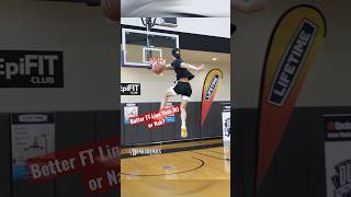 White Boy Crushes Near Free Throw Line Dunk!