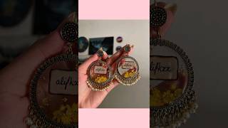 customized earrings|handmade resin jhumkas new fashion earrings #customizedjewelry #2023 #fashion