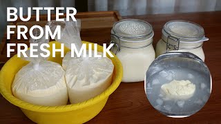 DIY BUTTER | Butter from fresh milk | Homemade Butter