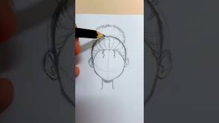 Como Desenhar Cabelo Crespo Amarrado #aesthetic #drawing #arte #draw #tutorial