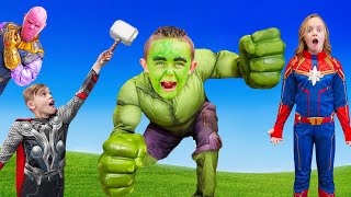 Kids Fun TV Superhero Hulk Compilation Video: Hulk Birthday, Superheroes Battle, Baby vs Hulk!