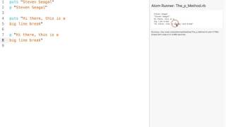 Learn to Code with Ruby - Section 02 - Lesson 03 - The p Method