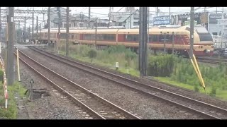 臨時特急 小江戸川越の風 川越駅到着 #e653