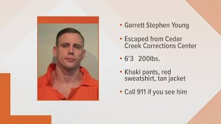 Inmate escapes from corrections facility in southwest Washington