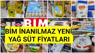 BİM İNANILMAZ YENİ FİYATLAR BİM DE SÜT VE SÜT ÜRÜNLERİ YAĞ VE GIDA FİYATLARI BİM AKTÜEL ÜRÜNLER