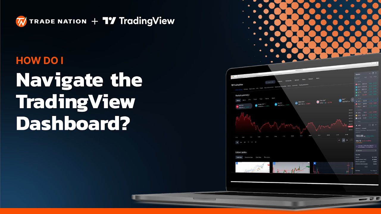 How Do I Navigate The Tradingview Dashboard For The First Time Youtube