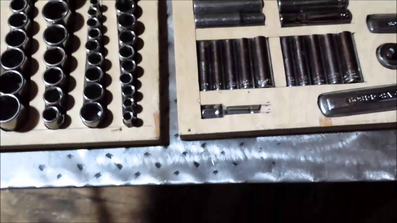 Making Storage Trays For My Socket Set - YouTube