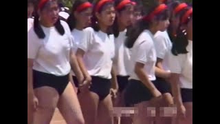 1990年代の体育祭風景033（棒通し）ID＝bloohip