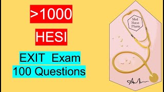 Hesi Exit Exam Review 2023 |1 Hour with Rationales