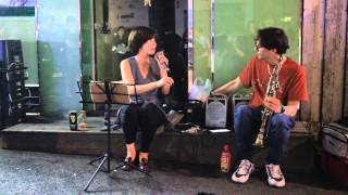 JHk] 홍대거리공연(hong dae busking) Scatengers  이혜영과 Frank Lev     (South  Korea)