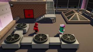 Gang Beasts Tutorial - How to do the KO dropkick and superman punch (Xbox One)