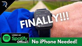 OFFLINE Spotify Apple Watch!! (How to use Spotify on Apple Watch Without Phone)