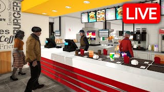 3 Idiots Get a Real Job - Fast Food Simulator LIVE 🔴