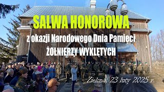 Salwa honorowa z okazji NARODOWEGO DNIA PAMIĘCI ŻOŁNIERZY WYKLĘTYCH W ZIELONEJ | Krasne | 2. Orel