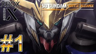 SD Gundam Battle Alliance (Xbox Series X) Gameplay Walkthrough Part 1 [1080p 60fps]