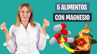 5 ALIMENTOS RICOS en MAGNESIO | Cómo aumentar el magnesio de la dieta | Nutrición deportiva