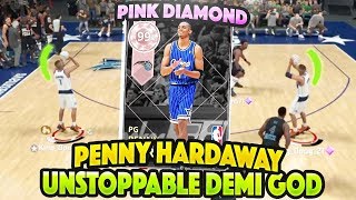 PINK DIAMOND PENNY HARDAWAY IS A UNSTOPPABLE DEMIGOD!!!! BIGGEST CHEESE PG IN GAME!! NBA 2K18