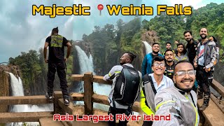 WEINIA FALLS MEGHALAYA | LARGEST RIVER ISLAND OF ASIA😍