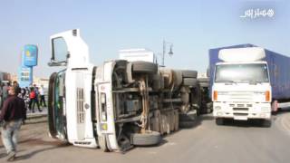 انقلاب شاحنة بطنجة