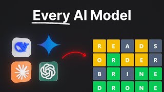 What Happens When 20 AI Models Play Wordle?
