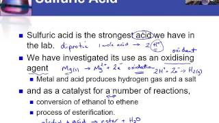 IC#6 Uses of sulfuric acid