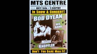 Bob Dylan in Concert: Winnipeg, Manitoba, Canada - October 5, 2012