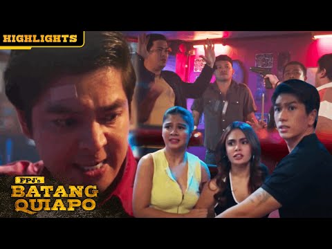 Tanggol protects Bubbles from the bad guys FPJ's Batang Quiapo