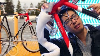 Aventon Andreas Unboxing \u0026 Build Up | Fixed Gear Cycling Vlog