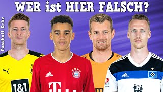 Errate den falschen Fußballer 🤔 1. & 2. Bundesliga Quiz