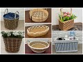 7 Diy Basket/ Diy Rope Basket/ Diy Storage Basket/ Organizer Basket/ سبت يدوي