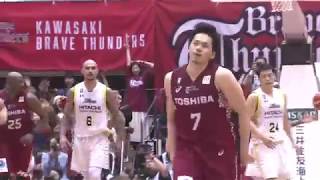 トップ5プレー　2016-17 CHAMPIONSHIP QUARTER FINAL vsサンロッカーズ渋谷　2017/5/13-14 vsSR渋谷