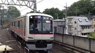 東急5050系5176F（sustina車連結）各停渋谷行き 多摩川駅入線