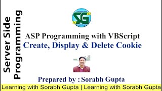 Create, Display & Delete Cookie in ASP using VBScript |Example
