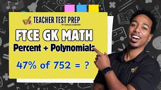 FTCE General Knowledge Math: Percentages & Polynomial Subtraction Practice