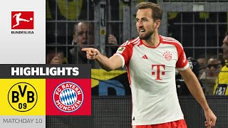 Kane Hits BVB Where It Hurts! | BVB - Bayern 0-4 | Highlights | Matchday 10 – Bundesliga