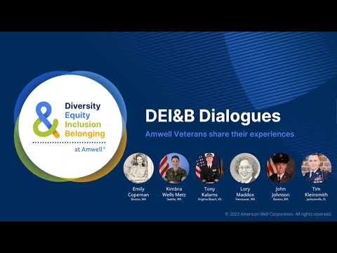 DEI&B Dialogues: Amwell Veterans Share Their Experiences - YouTube