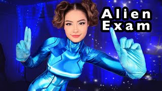 ASMR ALIEN FULL BODY EXAM 👽 Cranial Nerve Examination for Deep Sleep 👽