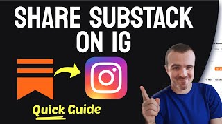 How to SHARE Substack on Instagram (Step by Step)