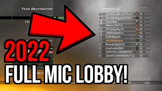 MW2 Argument in March 2022! (Full Lobby) Nostalgic Lobby! #MW2 REVIVAL (Voice Chat Enhanced)