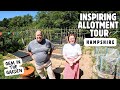 Scenic Allotment Tour in Liss, Hampshire | First Year Highlights with Gardening Tips & Inspiration