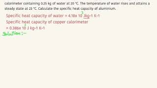 A sphere of aluminium of 0.047 kg placed for sufficient time in a vessel containing boiling water,