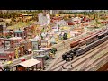 Beautiful Large Model Railroad Lionel O Scale Gauge Train Layout at the Foley’s Model Train Exhibit