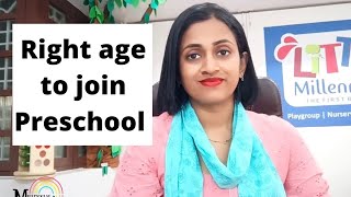 Right age to join a preschool | NEP 2020 explained | Kindergarten Admissions