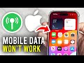 How To Fix Mobile Data Not Working On iPhone - Full Guide