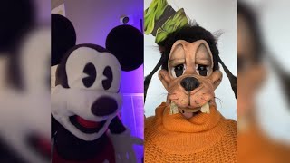 TikTok Mickey Mouse Reacts (TRY NOT TO LAUGH CHALLENGE) PART 4 @HassanKhadair Mickey Puppet