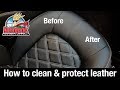 How to clean and protect the leather seats and surfaces in your car