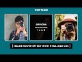CSS3 Image Hover Effect with Text Animation | CSS3 Animation Snippets