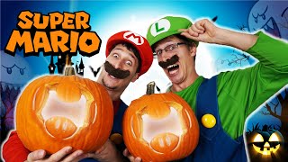 Mario & Luigi Before Halloween - Super Mario Bros In Real life